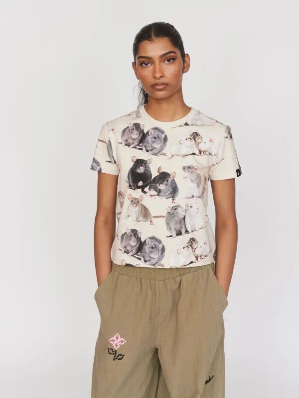 Having Regrats Fitted Tee sold by Lazy Oaf