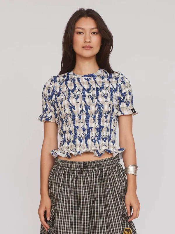 Attack Of The Cats Shirred Top sold by Lazy Oaf