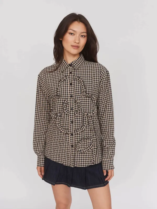 Gingham Flower Set sold by Lazy Oaf