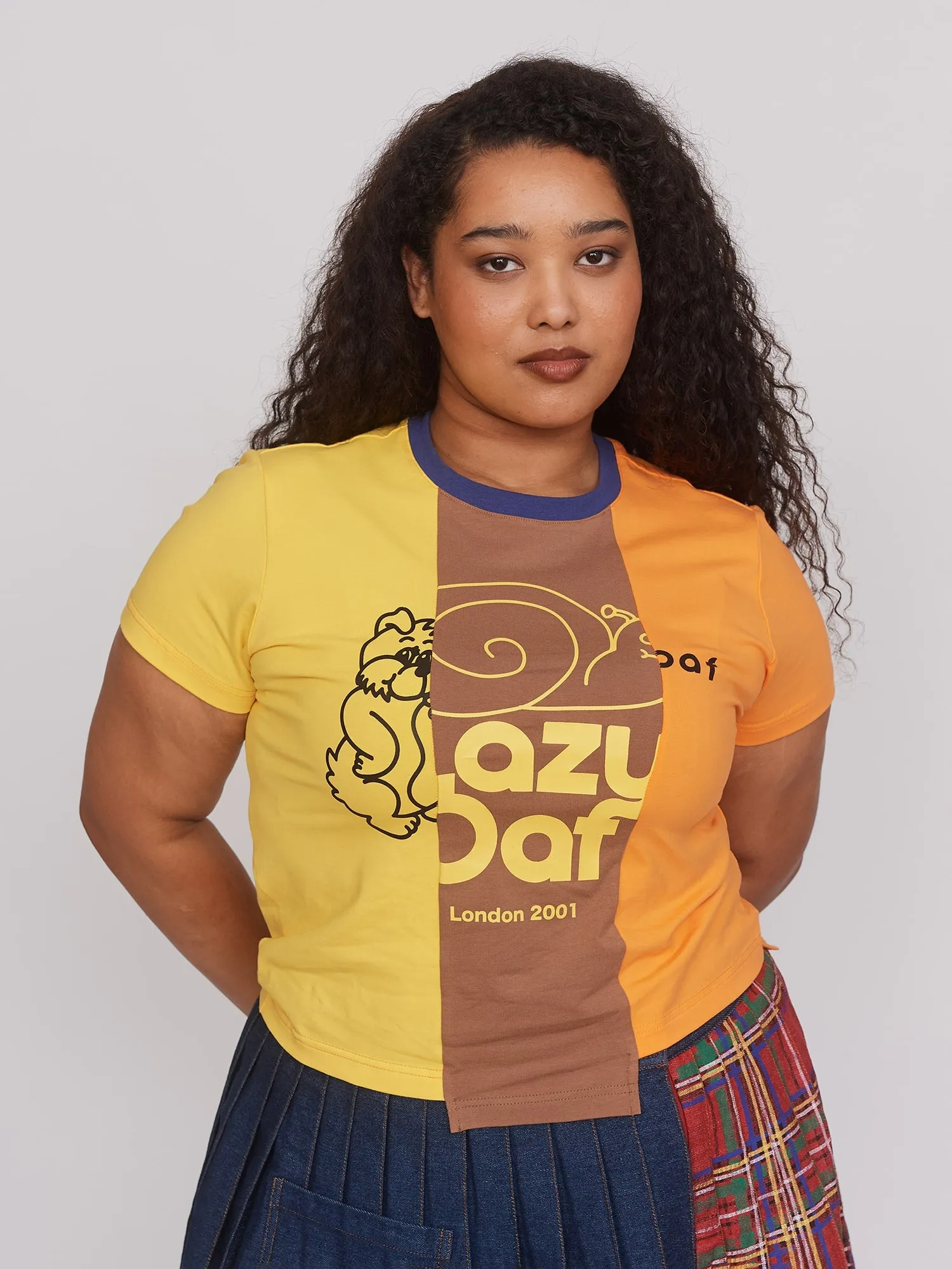 Cut And Sew Fitted Tee sold by Lazy Oaf product image thumbnail 5