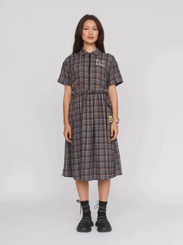 Mismatch Midi Dress sold by Lazy Oaf