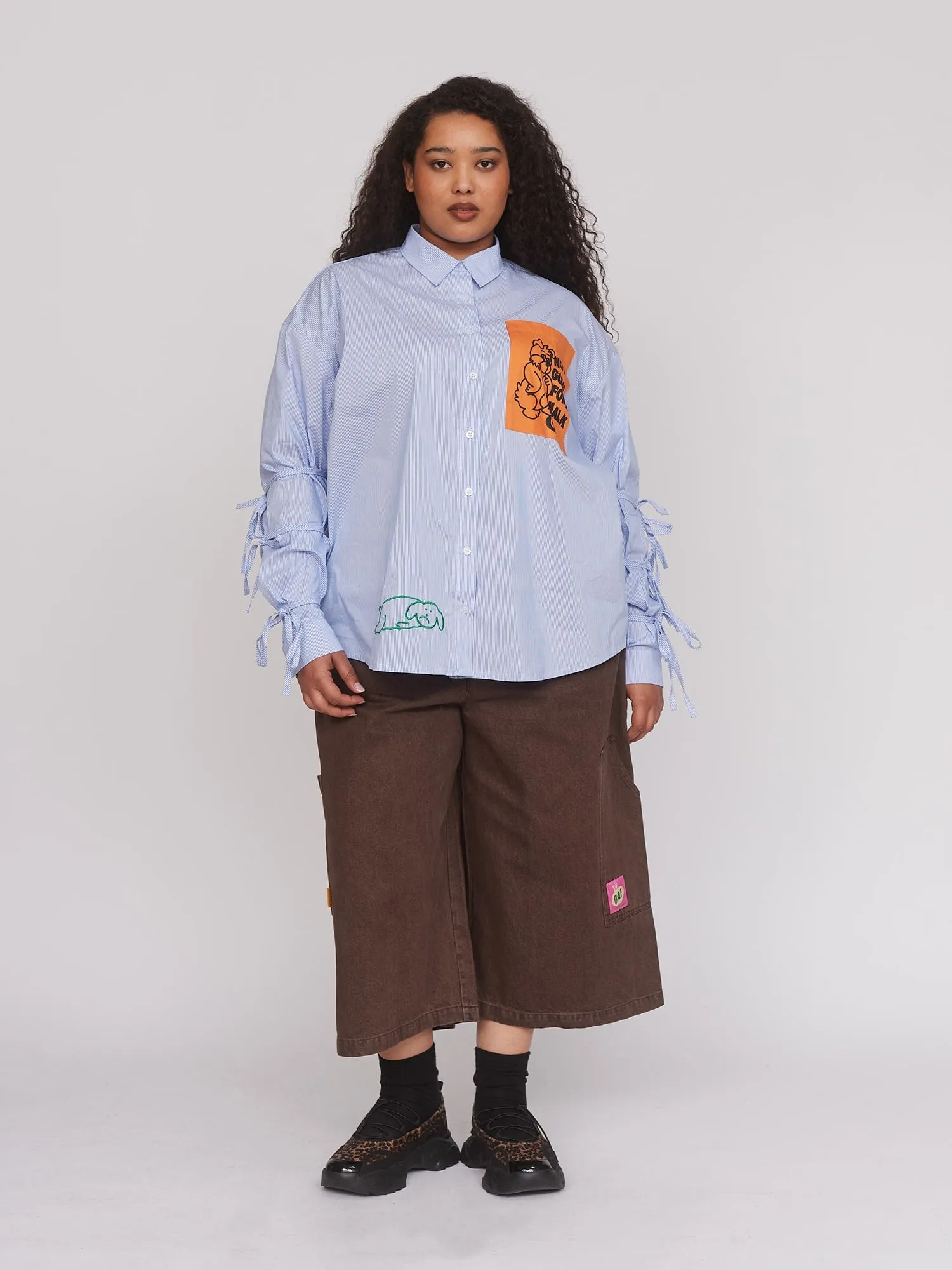Oaf Fail Cropped Trousers sold by Lazy Oaf product image thumbnail 2
