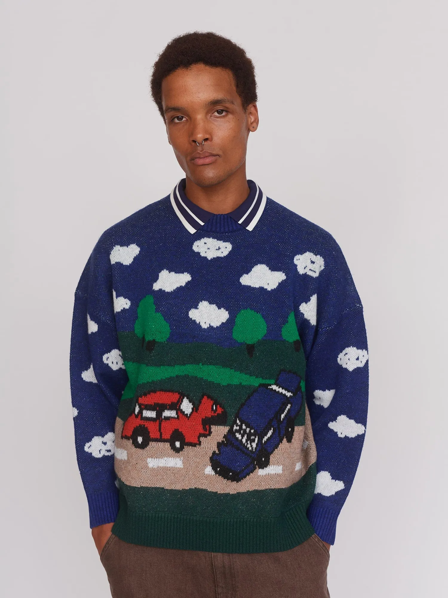 It's A Car Crash Jumper sold by Lazy Oaf product image thumbnail 3