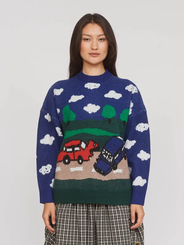 It's A Car Crash Jumper made by Lazy Oaf