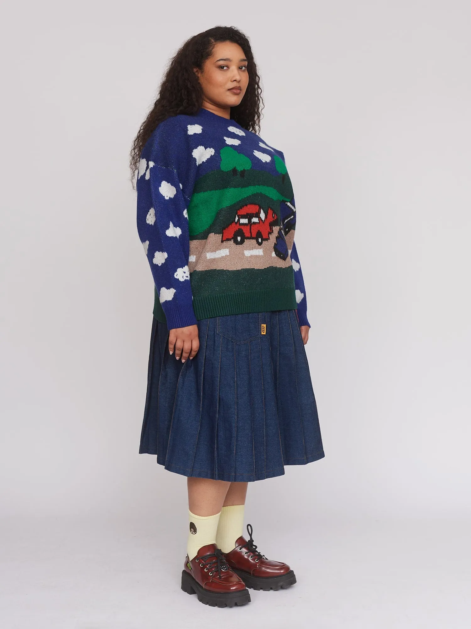 It's A Car Crash Jumper sold by Lazy Oaf product image thumbnail 5