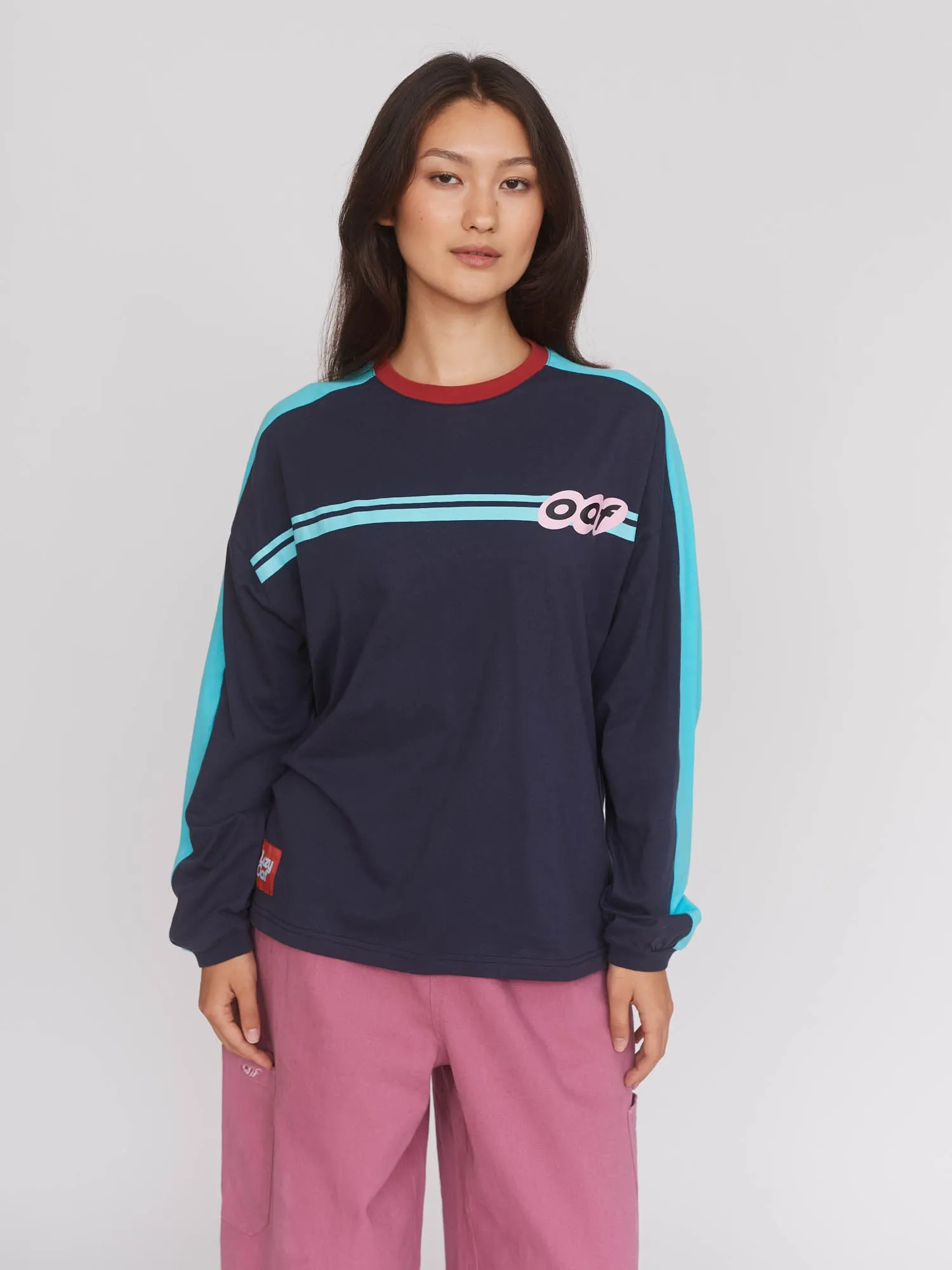 Oaf Pop Long Sleeve T-Shirt sold by Lazy Oaf