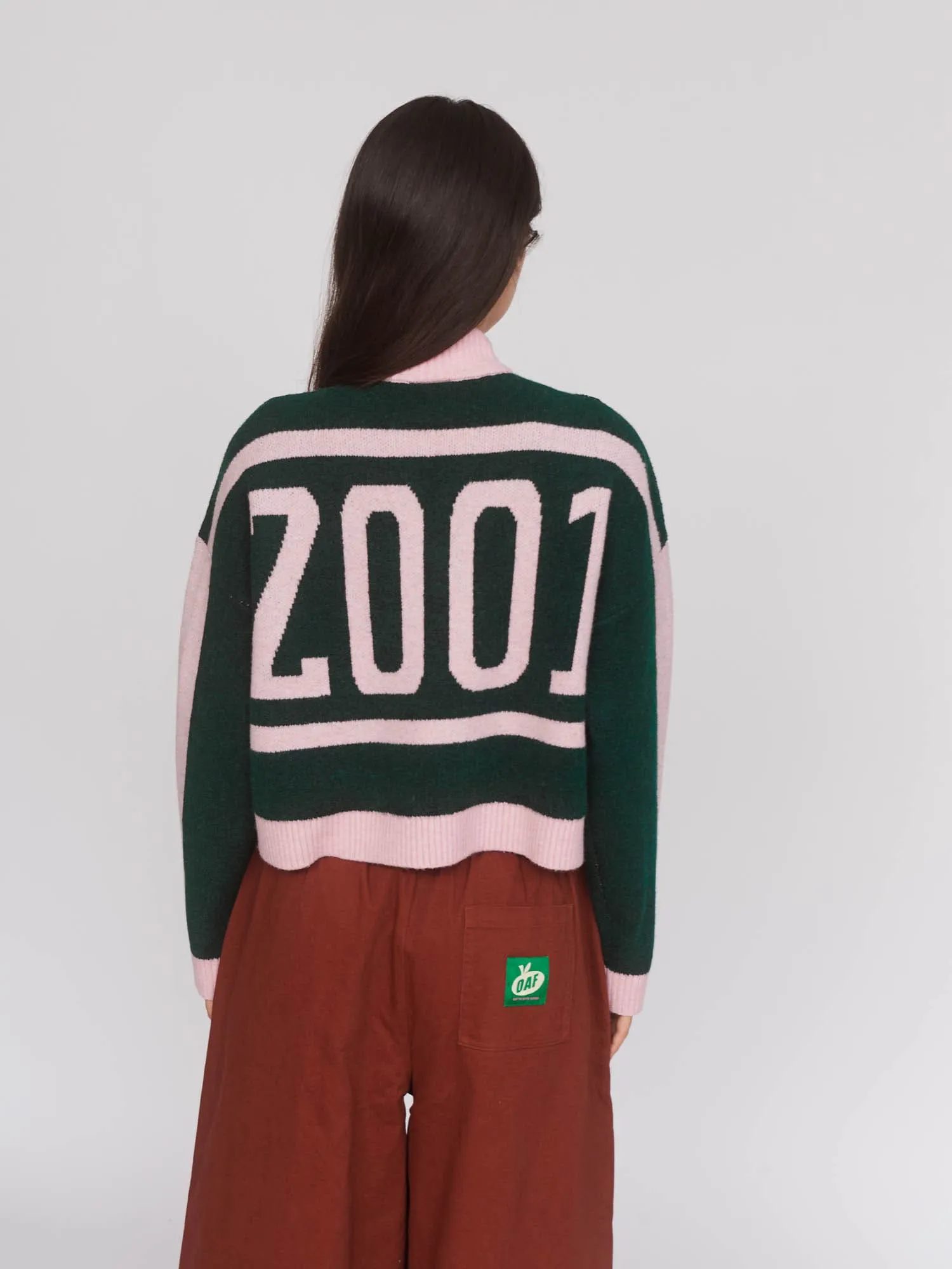 2001 Zip Green Knit sold by Lazy Oaf product image thumbnail 2