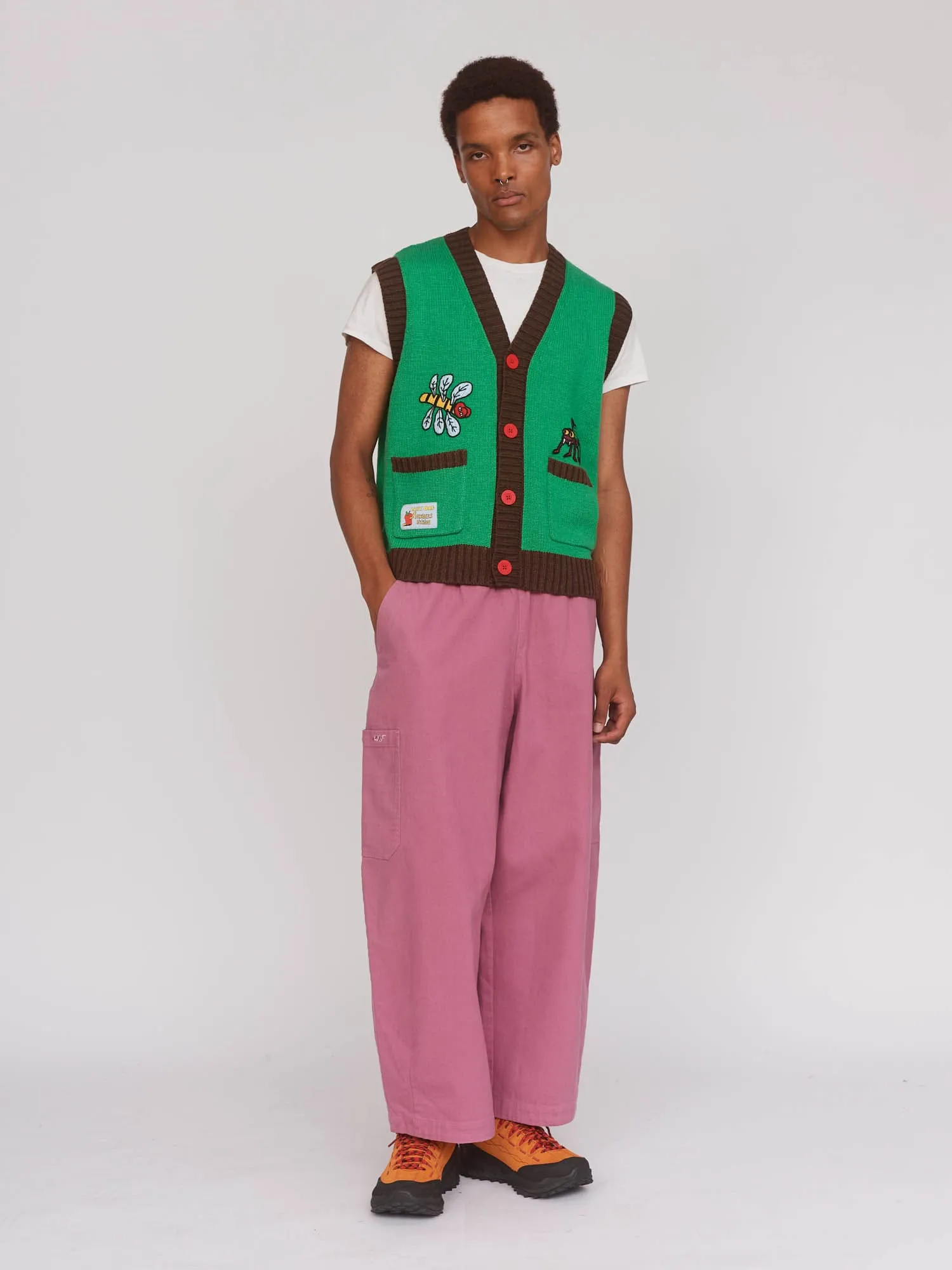 Outsiders Division x Lazy Oaf Knitted Vest sold by Lazy Oaf product image thumbnail 2
