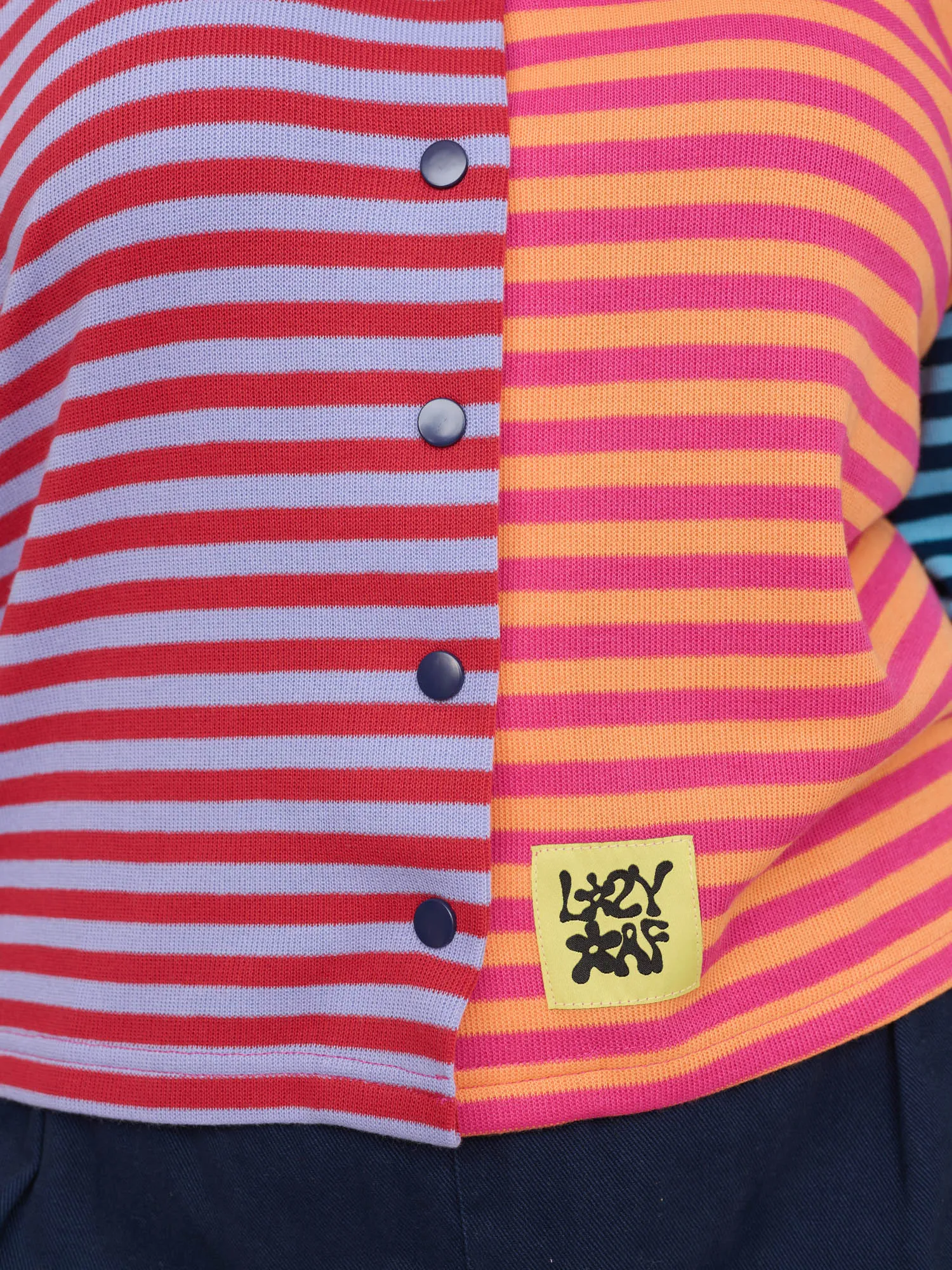 Seeing Stripes Button Up sold by Lazy Oaf product image thumbnail 5