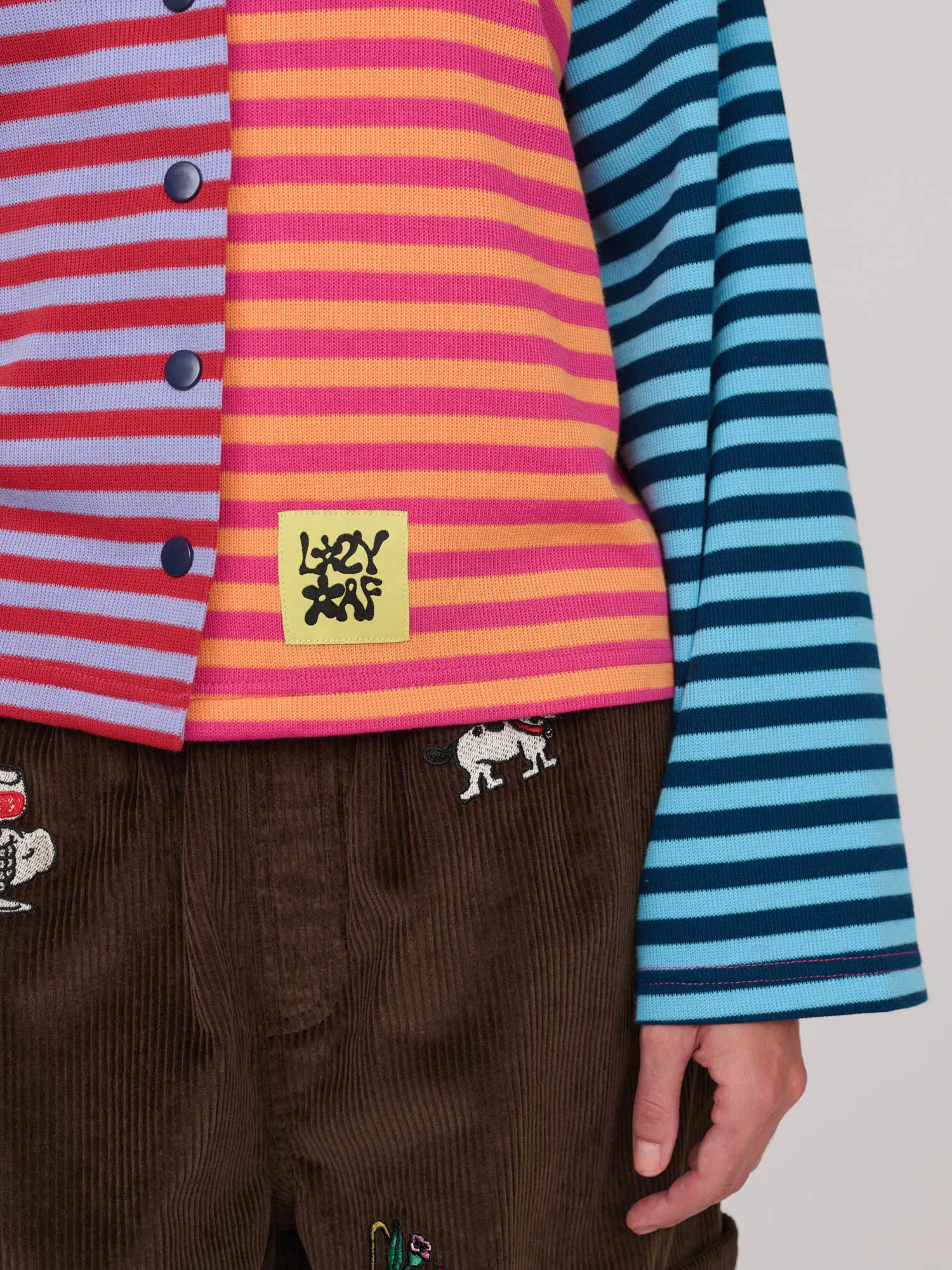 Seeing Stripes Button Up sold by Lazy Oaf product image thumbnail 4