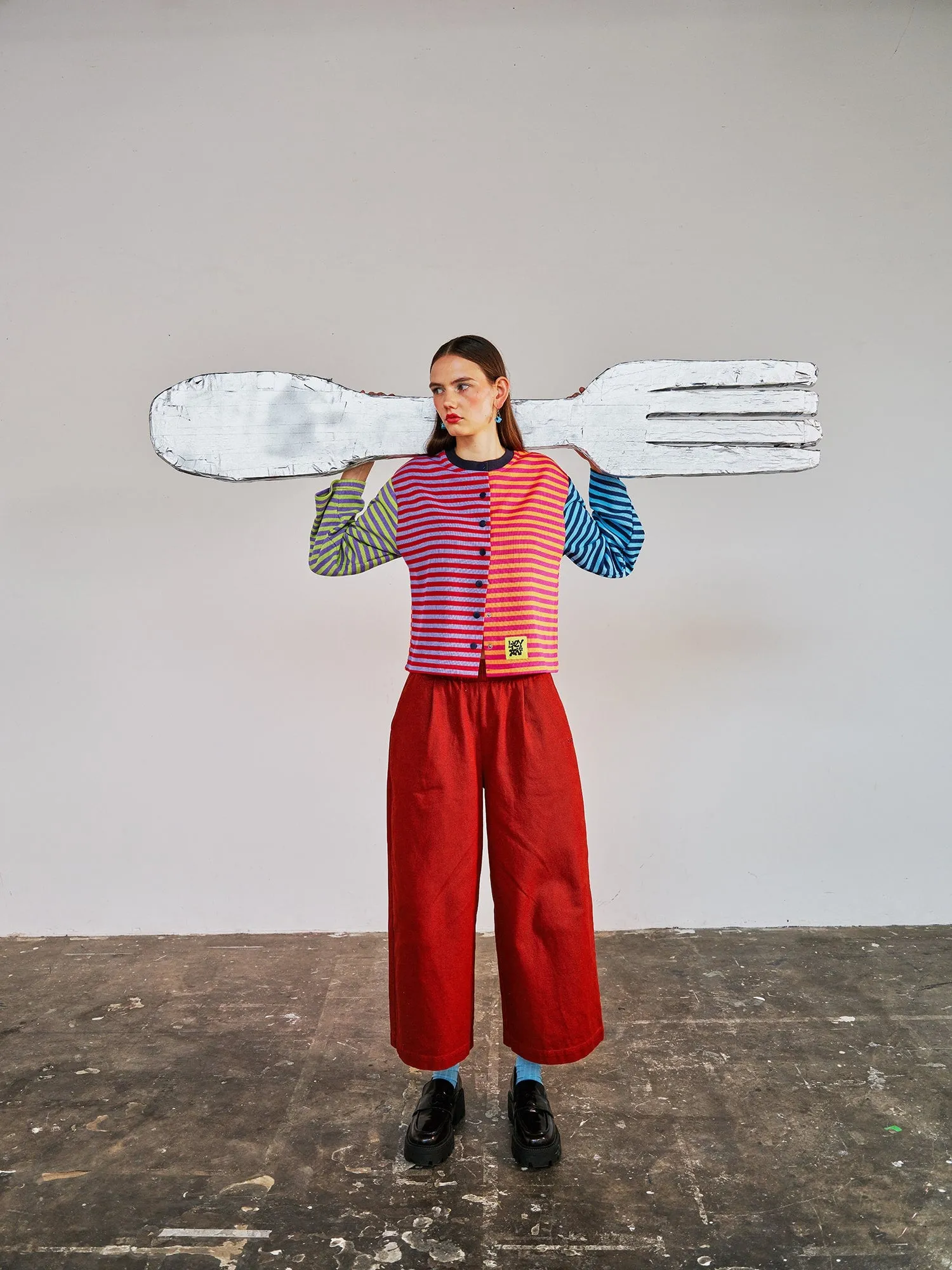 Seeing Stripes Button Up sold by Lazy Oaf product image thumbnail 2