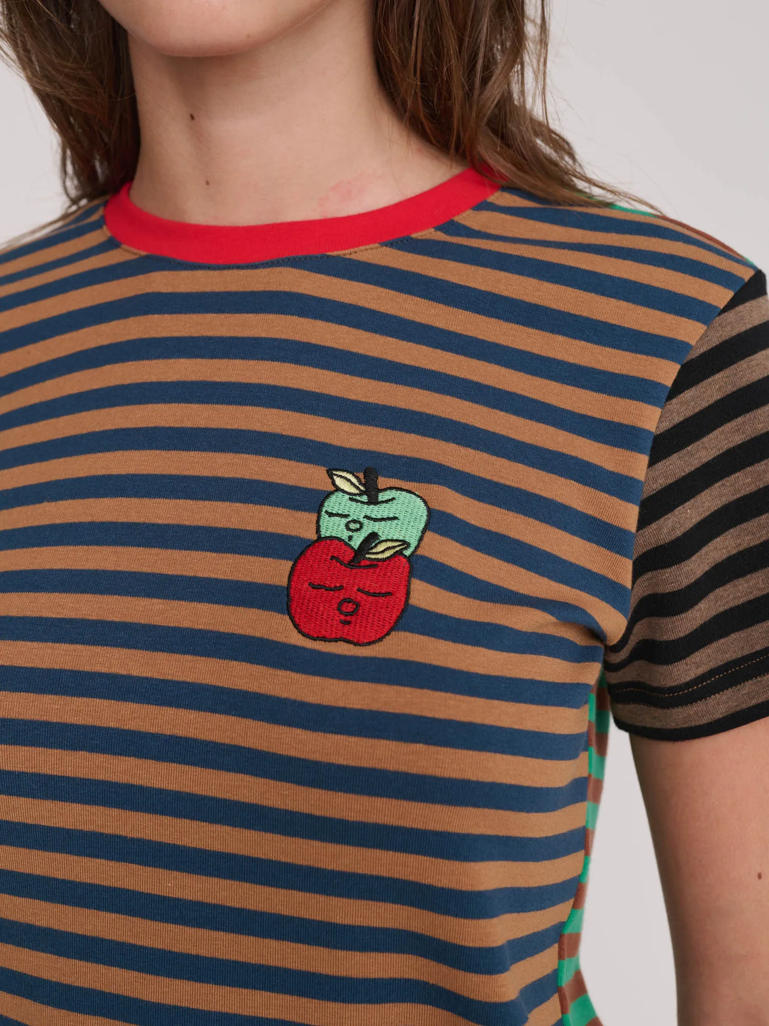 Stripey Fitted Tee sold by Lazy Oaf product image thumbnail 5