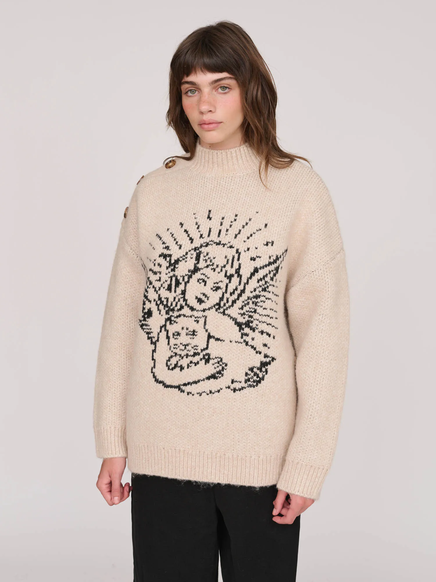 Angelic Chunky Knit sold by Lazy Oaf product image thumbnail 2