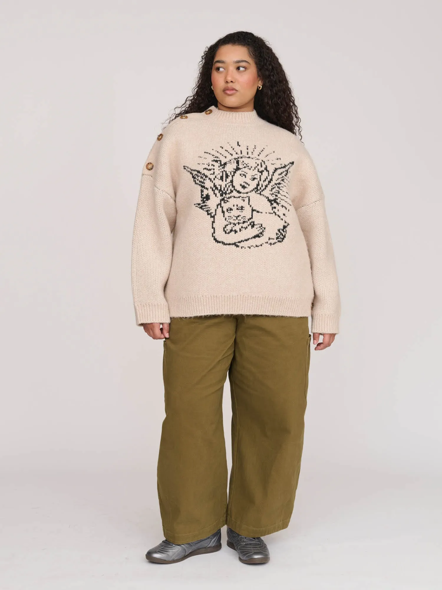 Angelic Chunky Knit sold by Lazy Oaf product image thumbnail 4