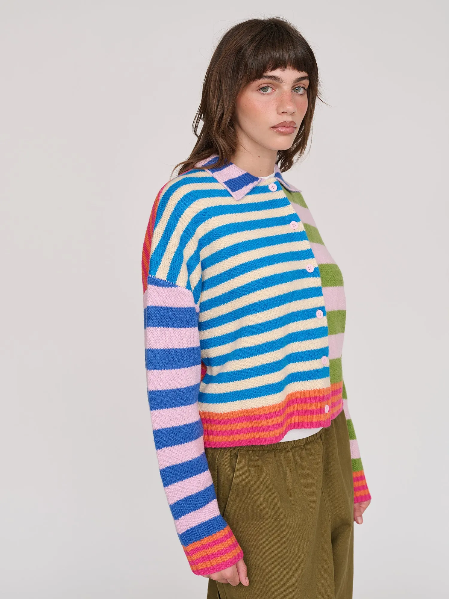 Super Stripey Cardigan sold by Lazy Oaf product image thumbnail 2