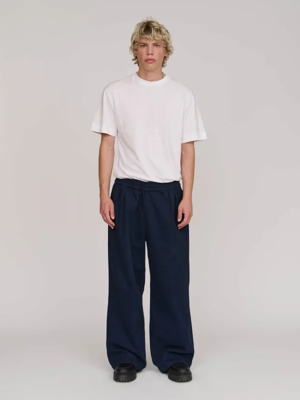 Kev Navy Pull On Pants sold by Lazy Oaf