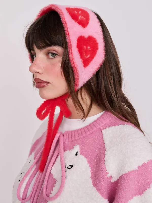 Heart Ear Warmer sold by Lazy Oaf