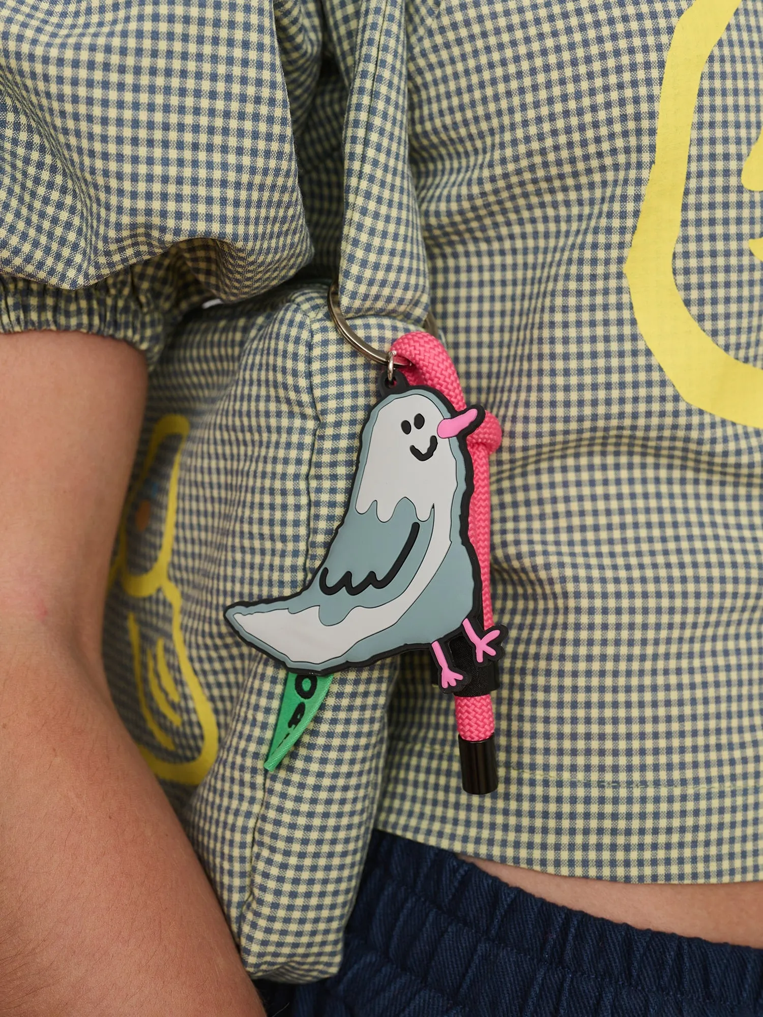 Pigeon Keyring sold by Lazy Oaf product image thumbnail 2
