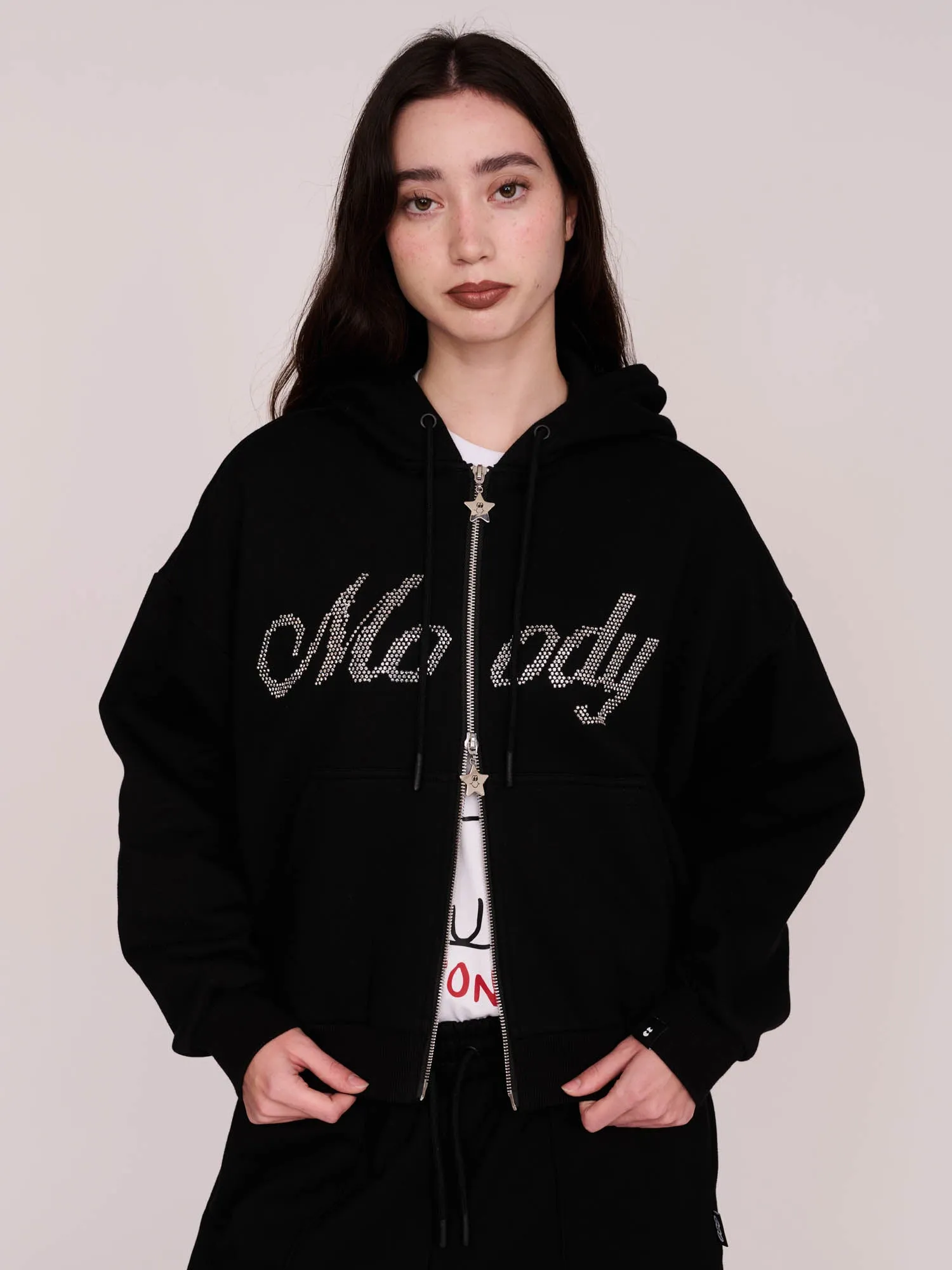 Moody Hoodie sold by Lazy Oaf product image thumbnail 2