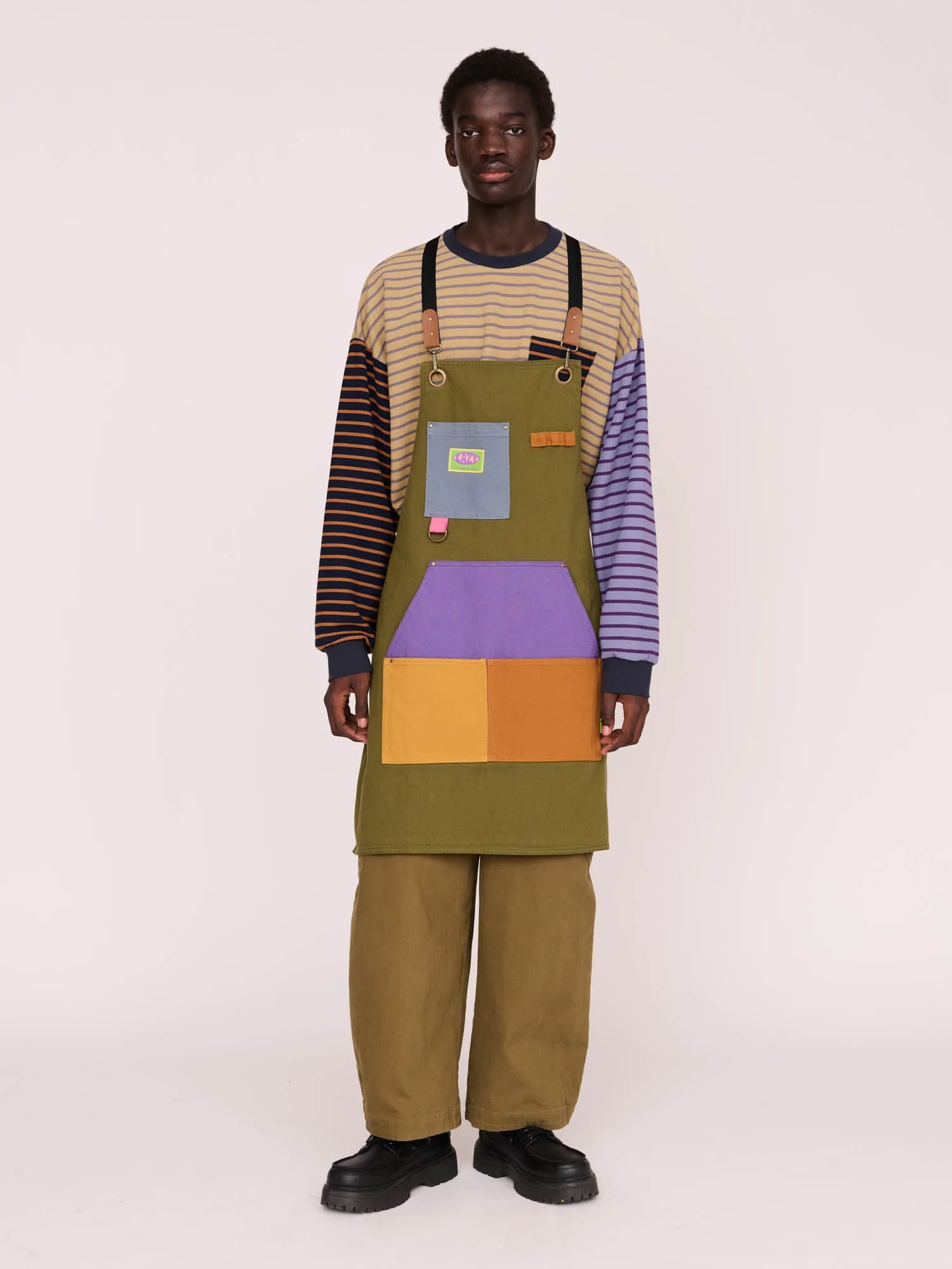 Work Harder Apron sold by Lazy Oaf product image thumbnail 4