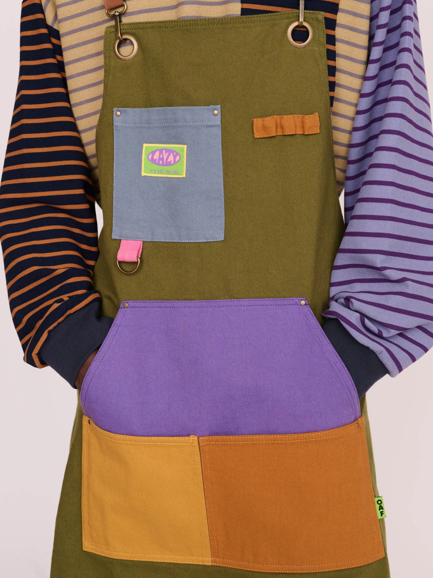 Work Harder Apron sold by Lazy Oaf product image thumbnail 5