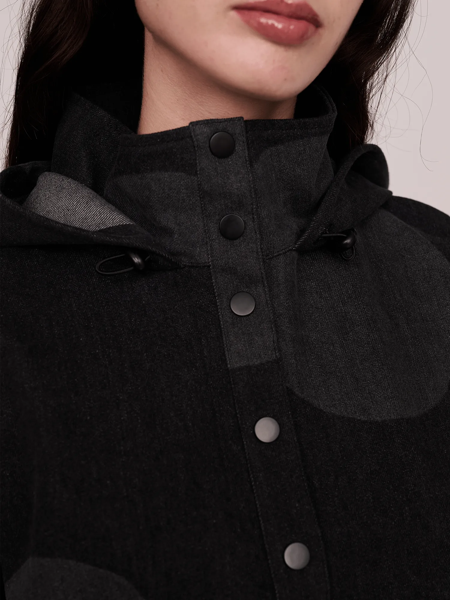 Denim Polka Pull Over Jacket sold by Lazy Oaf product image thumbnail 5