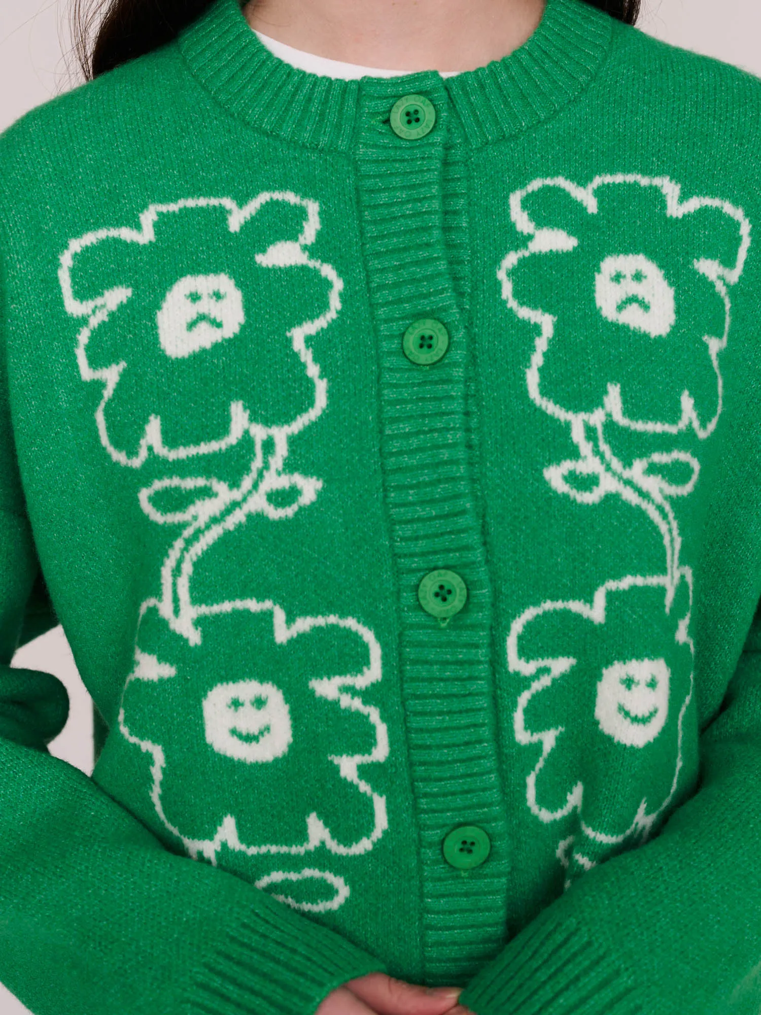 Emotional Flower Cardigan sold by Lazy Oaf product image thumbnail 3