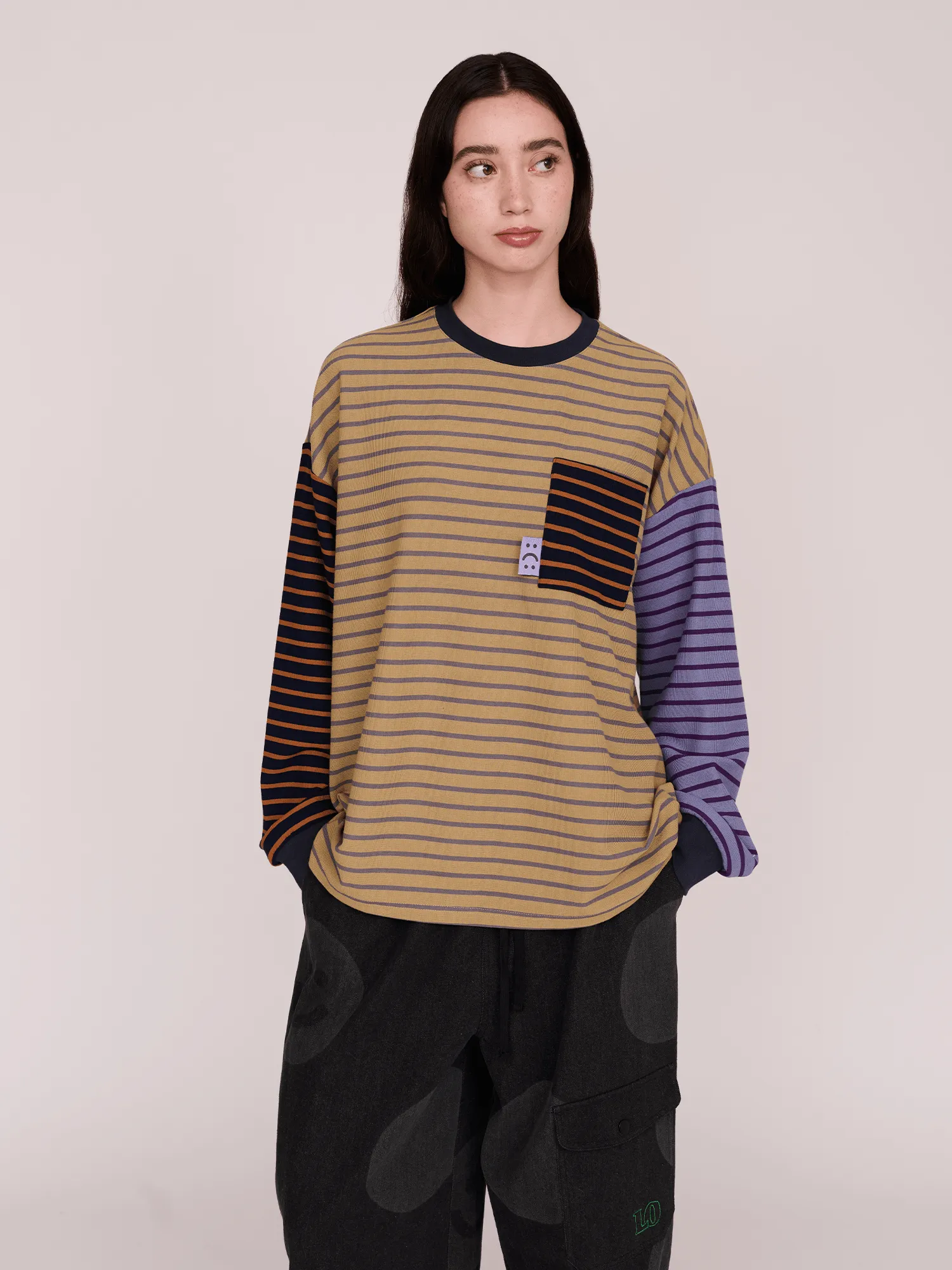 Feeling Lazy Long Sleeve T-Shirt sold by Lazy Oaf product image thumbnail 5