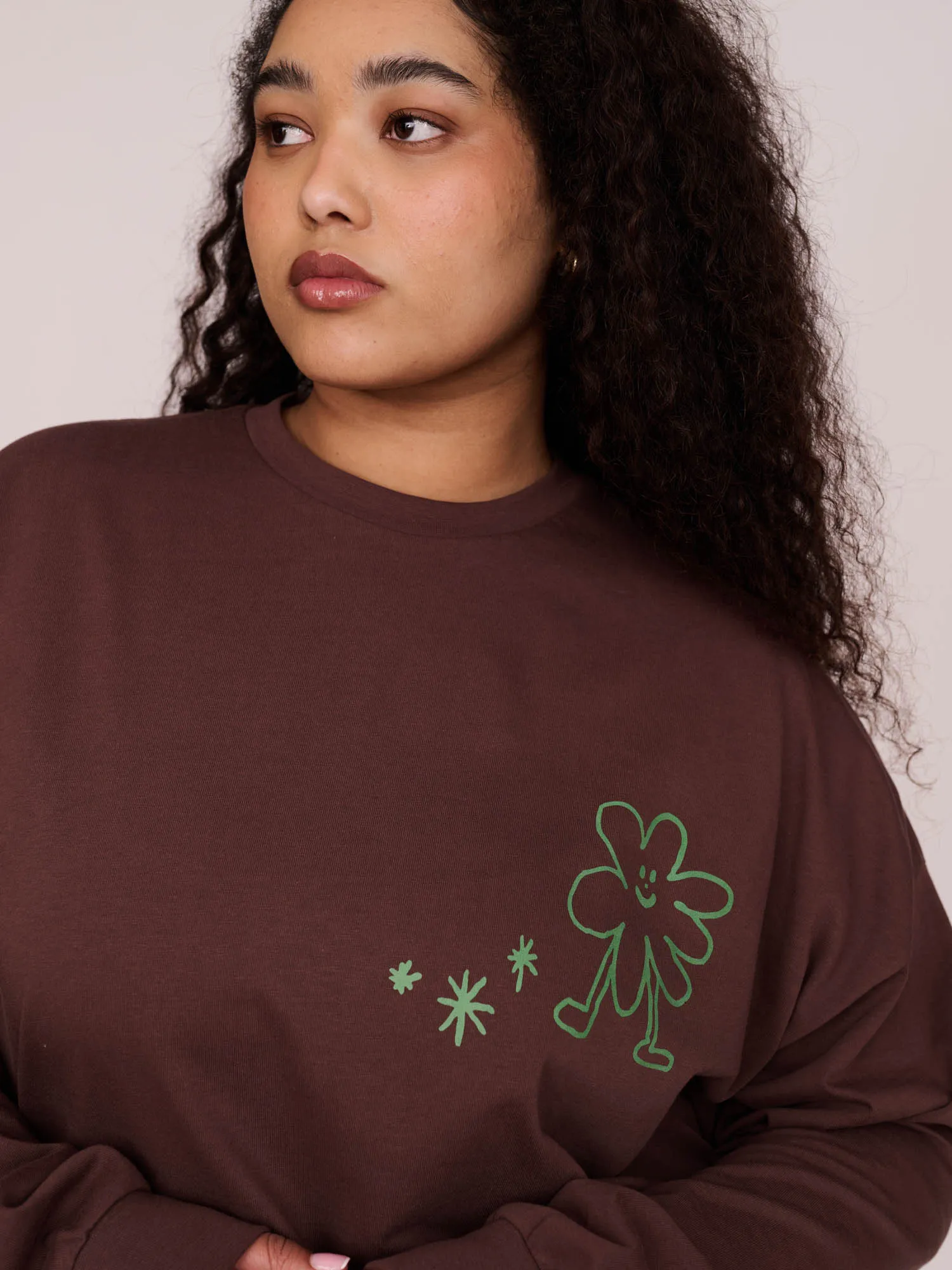 Happy Sad Critters Long Sleeve Tee sold by Lazy Oaf product image thumbnail 4