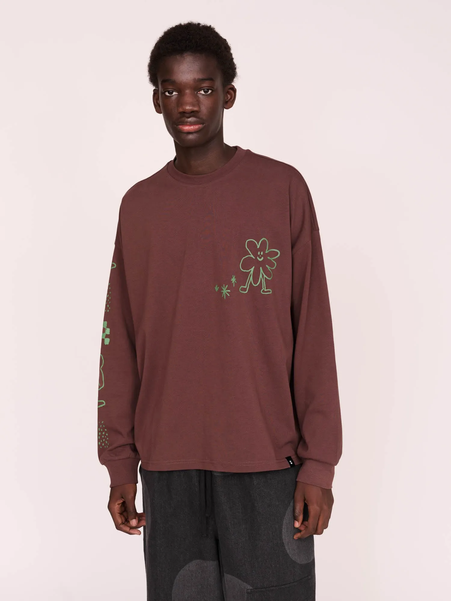 Happy Sad Critters Long Sleeve Tee sold by Lazy Oaf