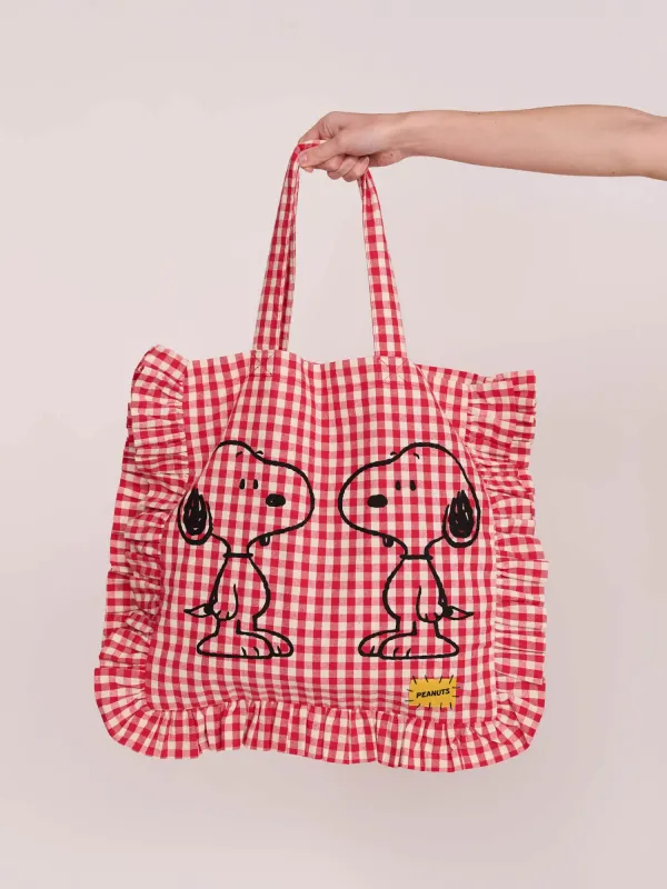Lazy Oaf x Peanuts Snoopy Frill Bag sold by Lazy Oaf