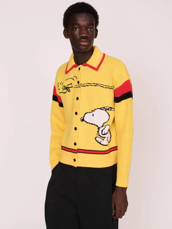 Lazy Oaf x Peanuts Best Friends Button Through Knit sold by Lazy Oaf