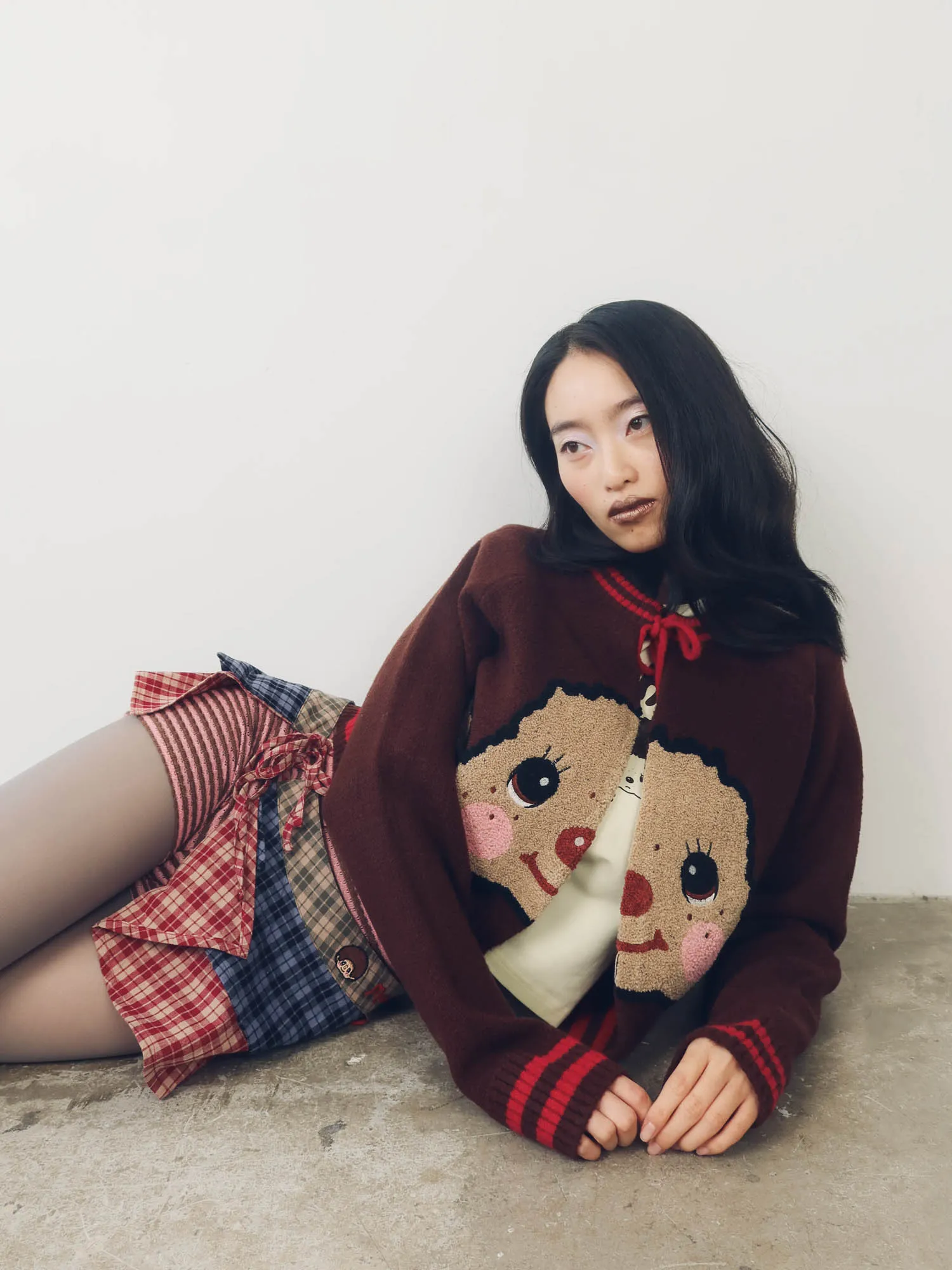 Monchhichi x Lazy Oaf Cardigan - PRE-ORDER sold by Lazy Oaf