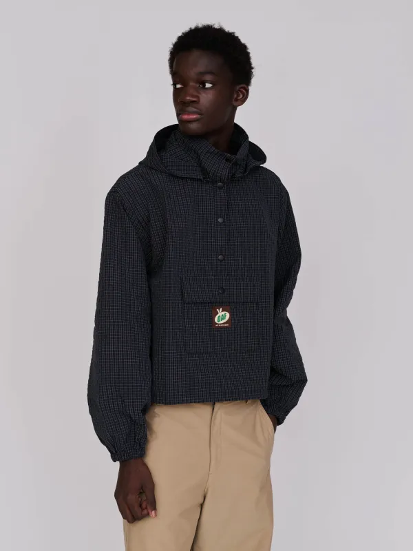 Blue Checkmate Anorak sold by Lazy Oaf