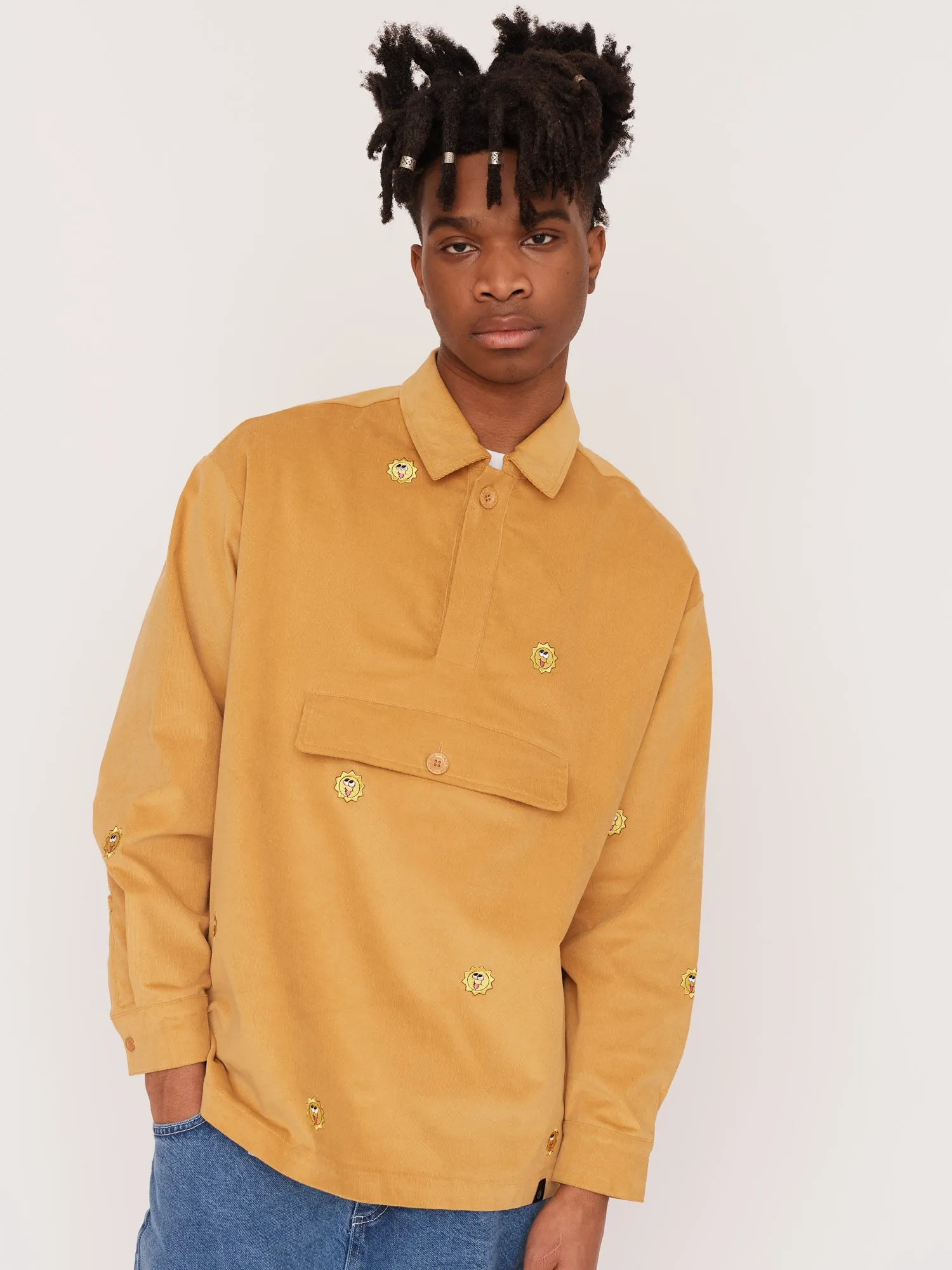 Sunny Day Smock Overshirt sold by Lazy Oaf
