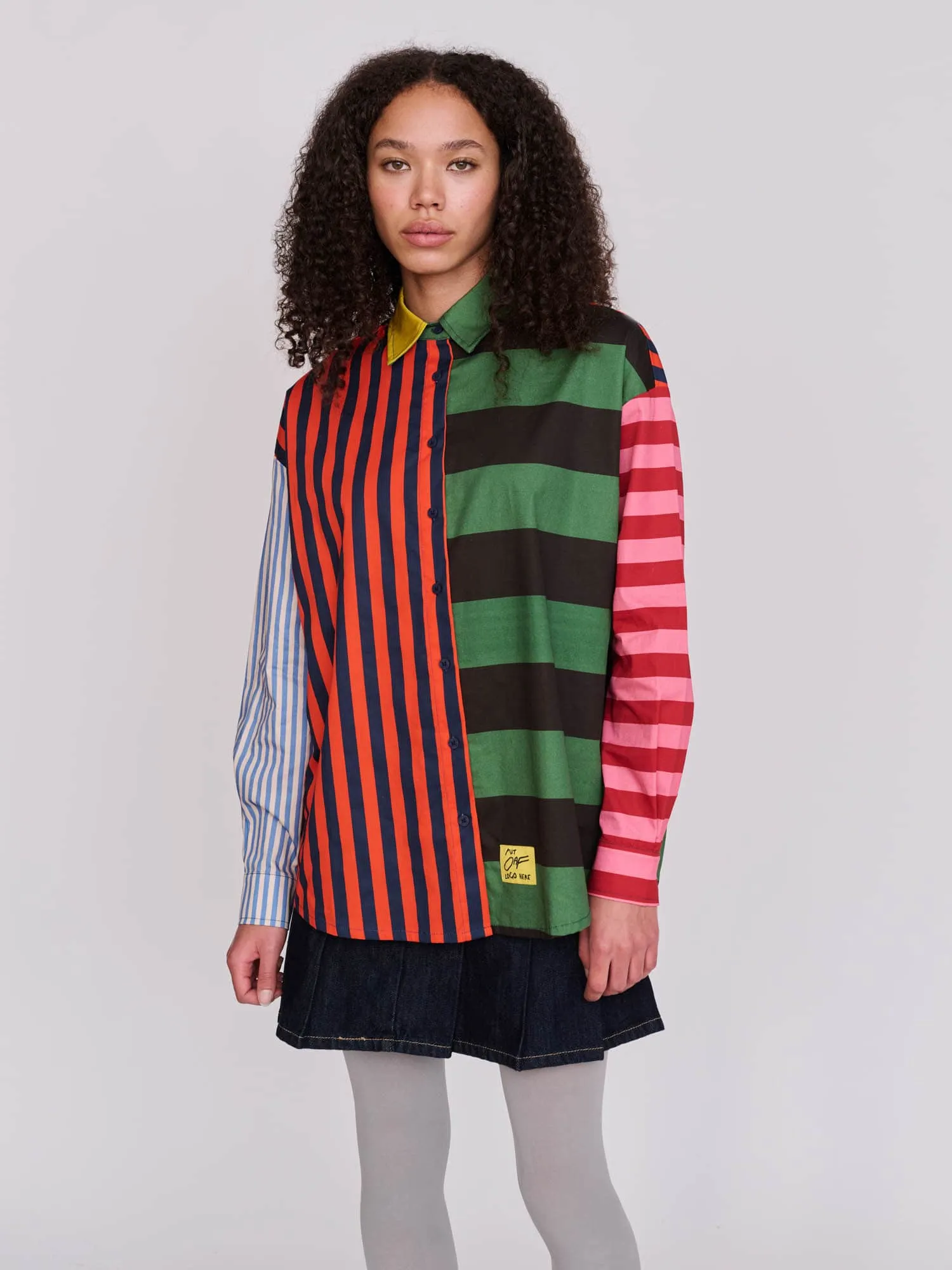 In A Pickle Stripey Shirt sold by Lazy Oaf product image thumbnail 2