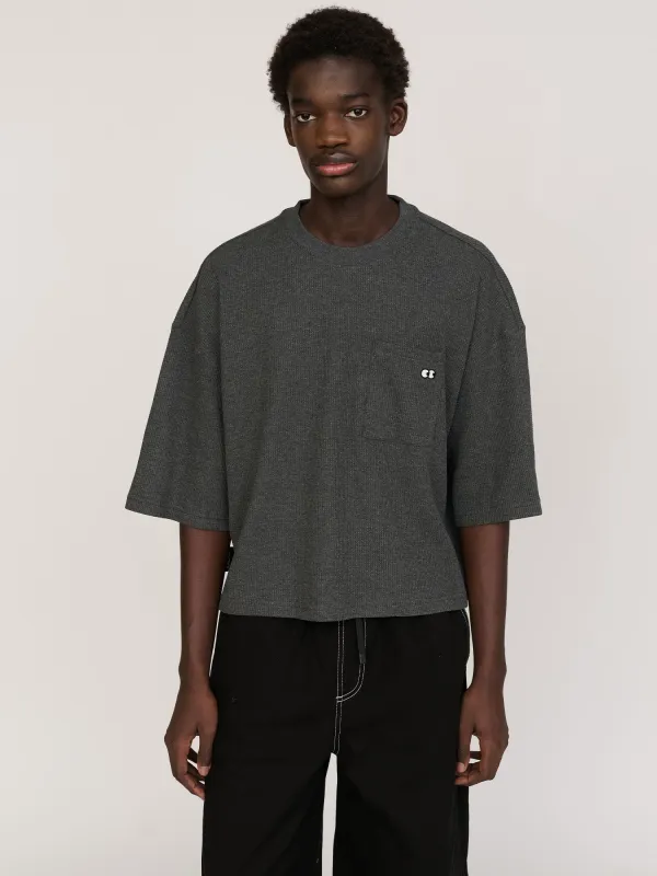 Boxy Waffle T-shirt made by Lazy Oaf