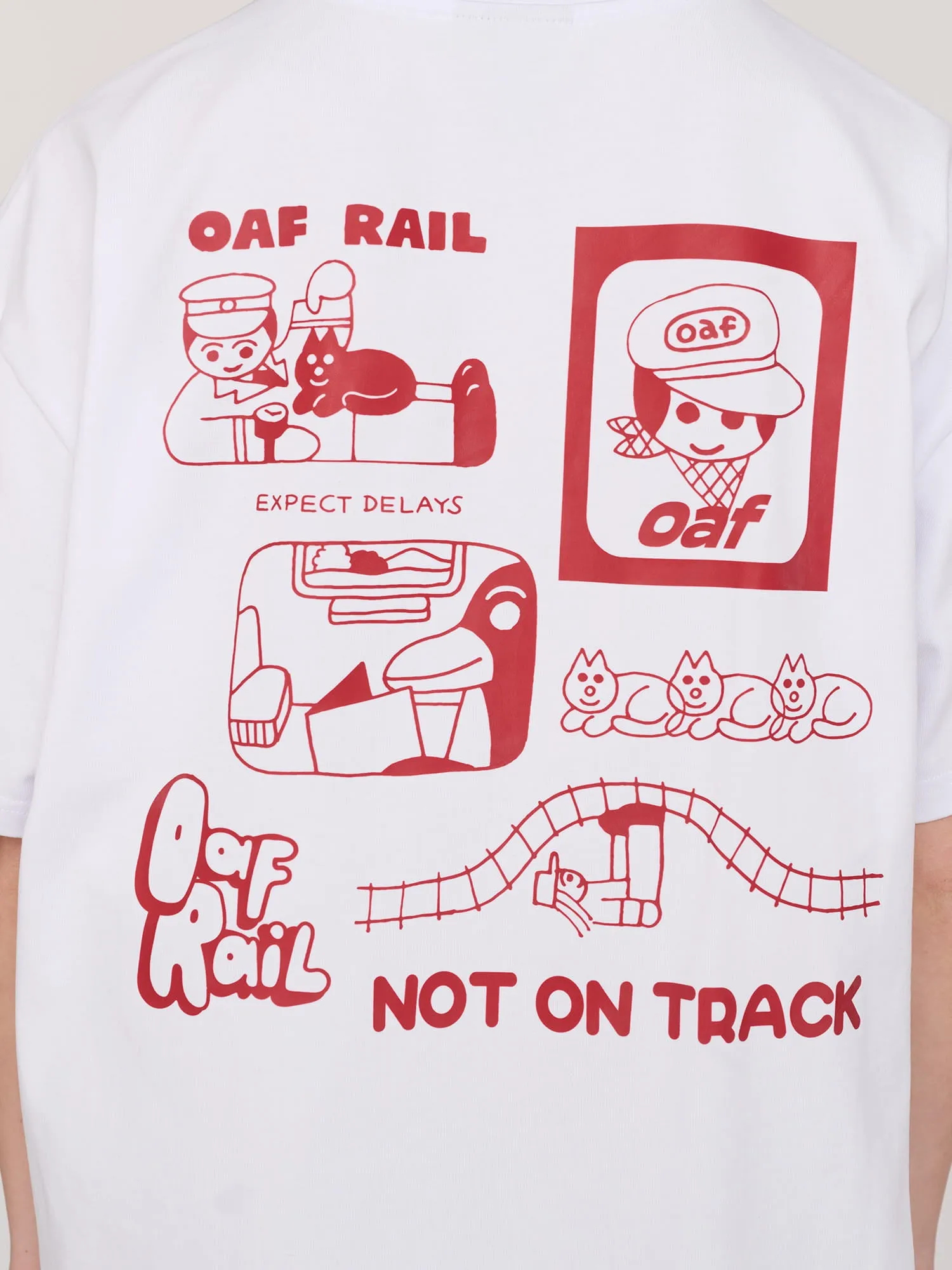 Not On The Track T-shirt sold by Lazy Oaf product image thumbnail 2