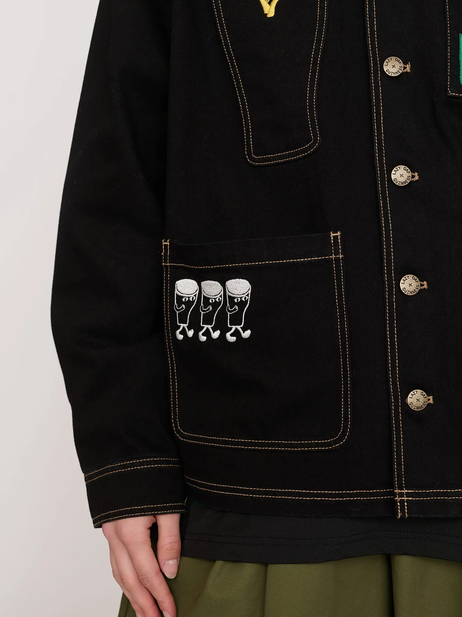 Guinness x Lazy Oaf Drayman's Jacket sold by Lazy Oaf product image thumbnail 3