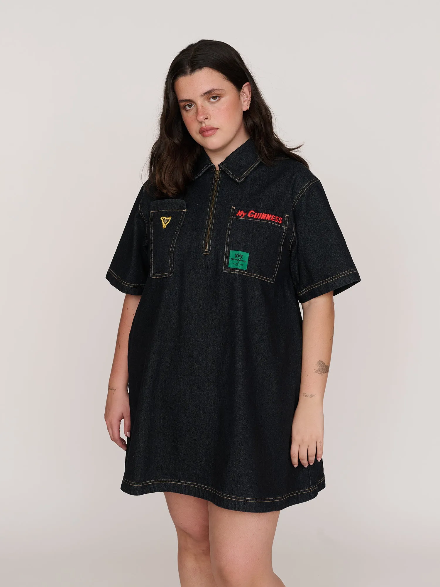 Guinness x Lazy Oaf Pint Pocket Dress sold by Lazy Oaf product image thumbnail 2