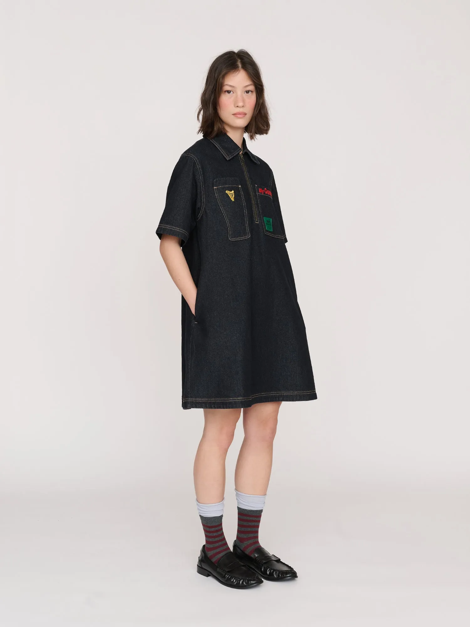 Guinness x Lazy Oaf Pint Pocket Dress sold by Lazy Oaf product image thumbnail 4