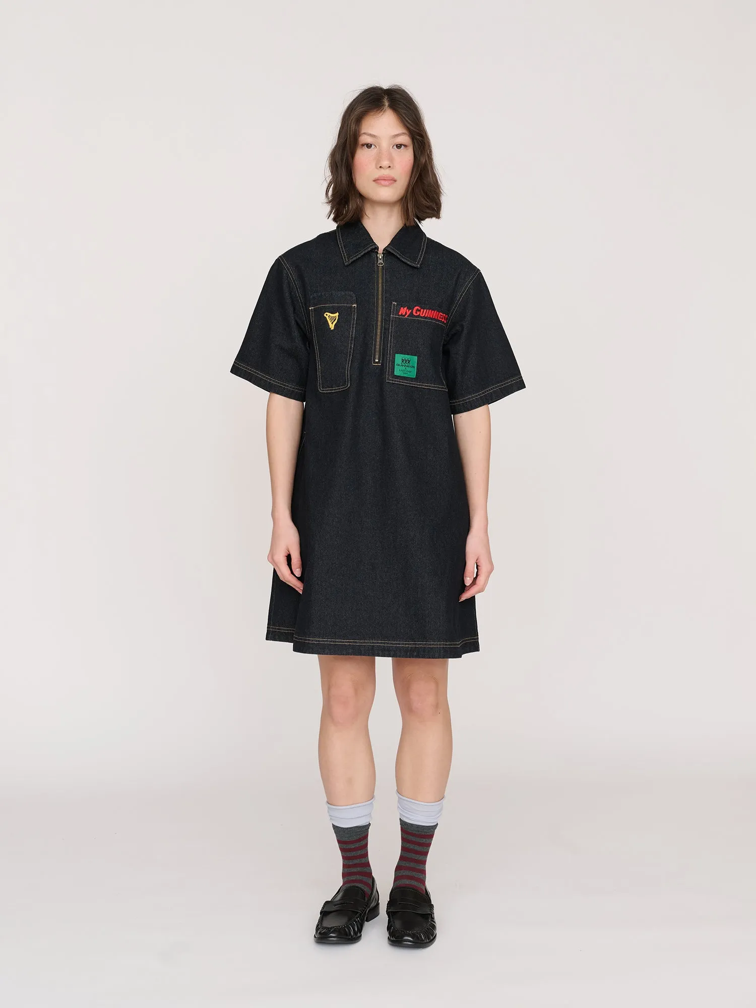 Guinness x Lazy Oaf Pint Pocket Dress sold by Lazy Oaf