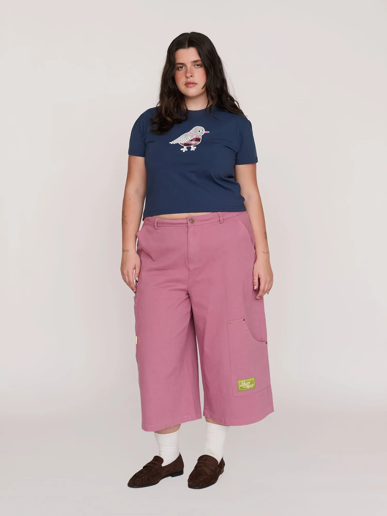 Applique Pigeon T-shirt sold by Lazy Oaf product image thumbnail 2