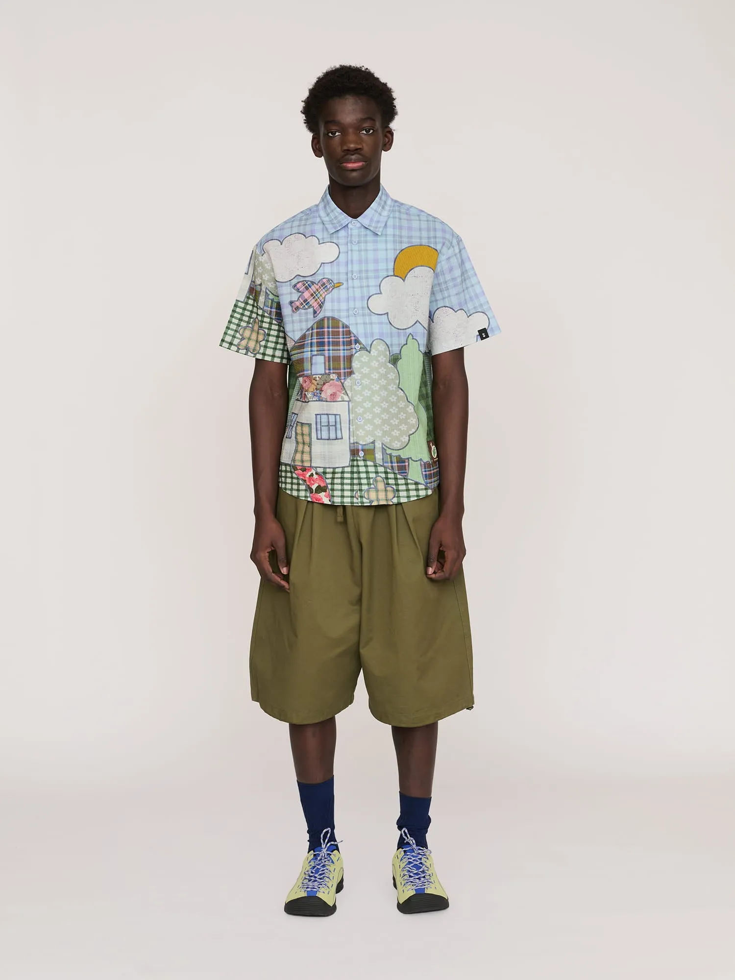 Village Gossip Short Sleeve Shirt sold by Lazy Oaf product image thumbnail 5