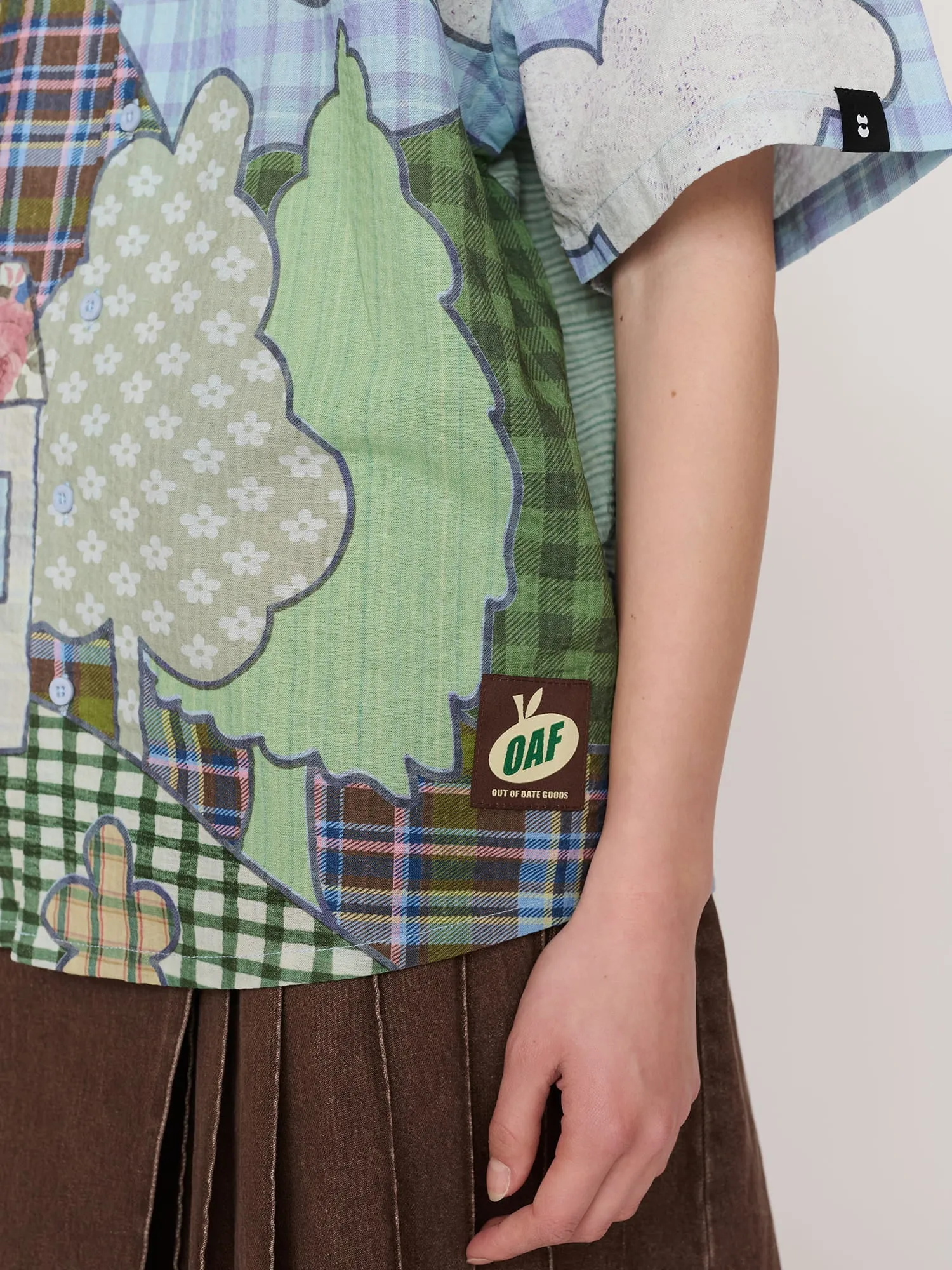 Village Gossip Short Sleeve Shirt sold by Lazy Oaf product image thumbnail 4