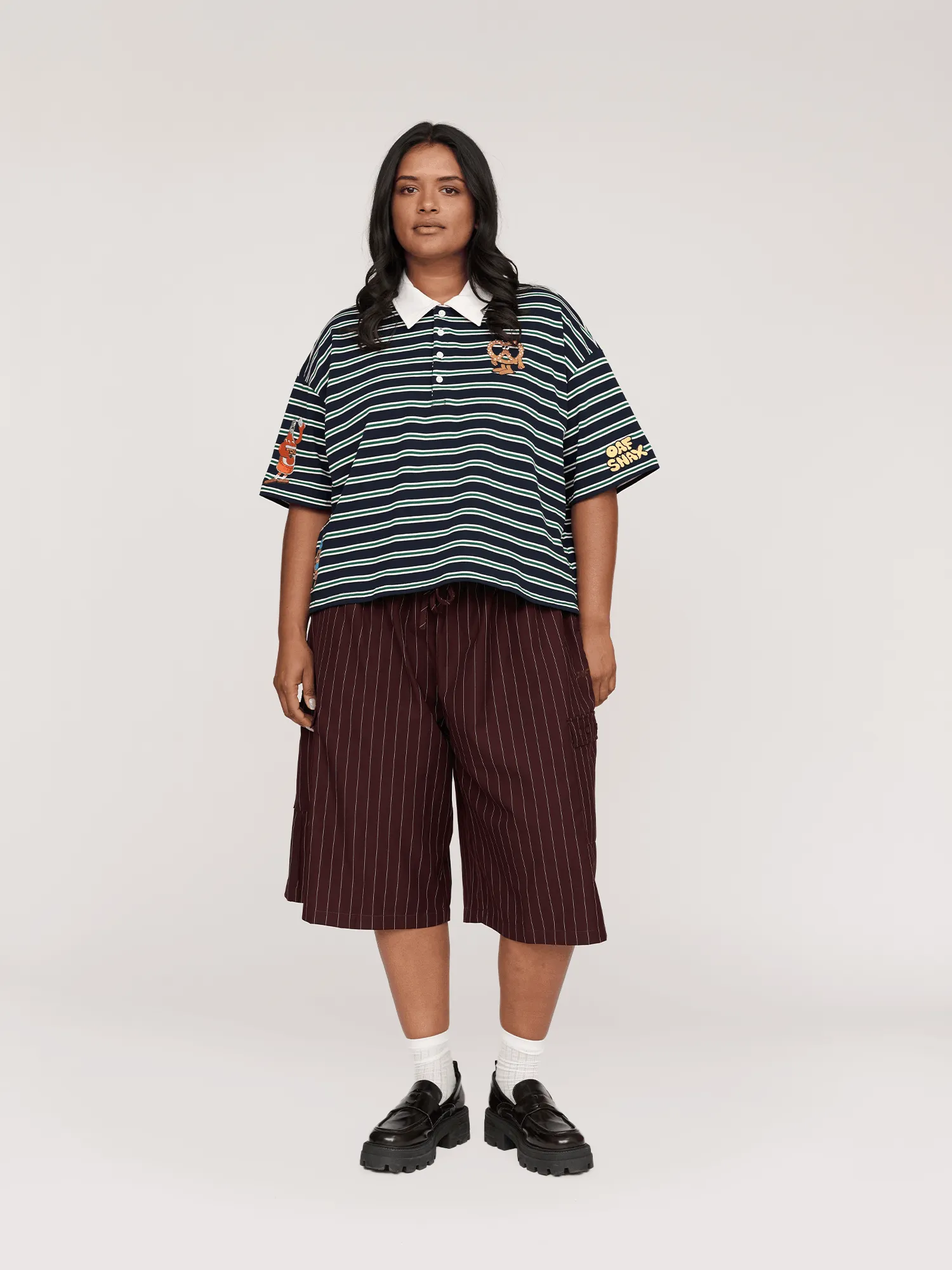 LO x Lauren Martin Snax n Dips Polo sold by Lazy Oaf product image thumbnail 3