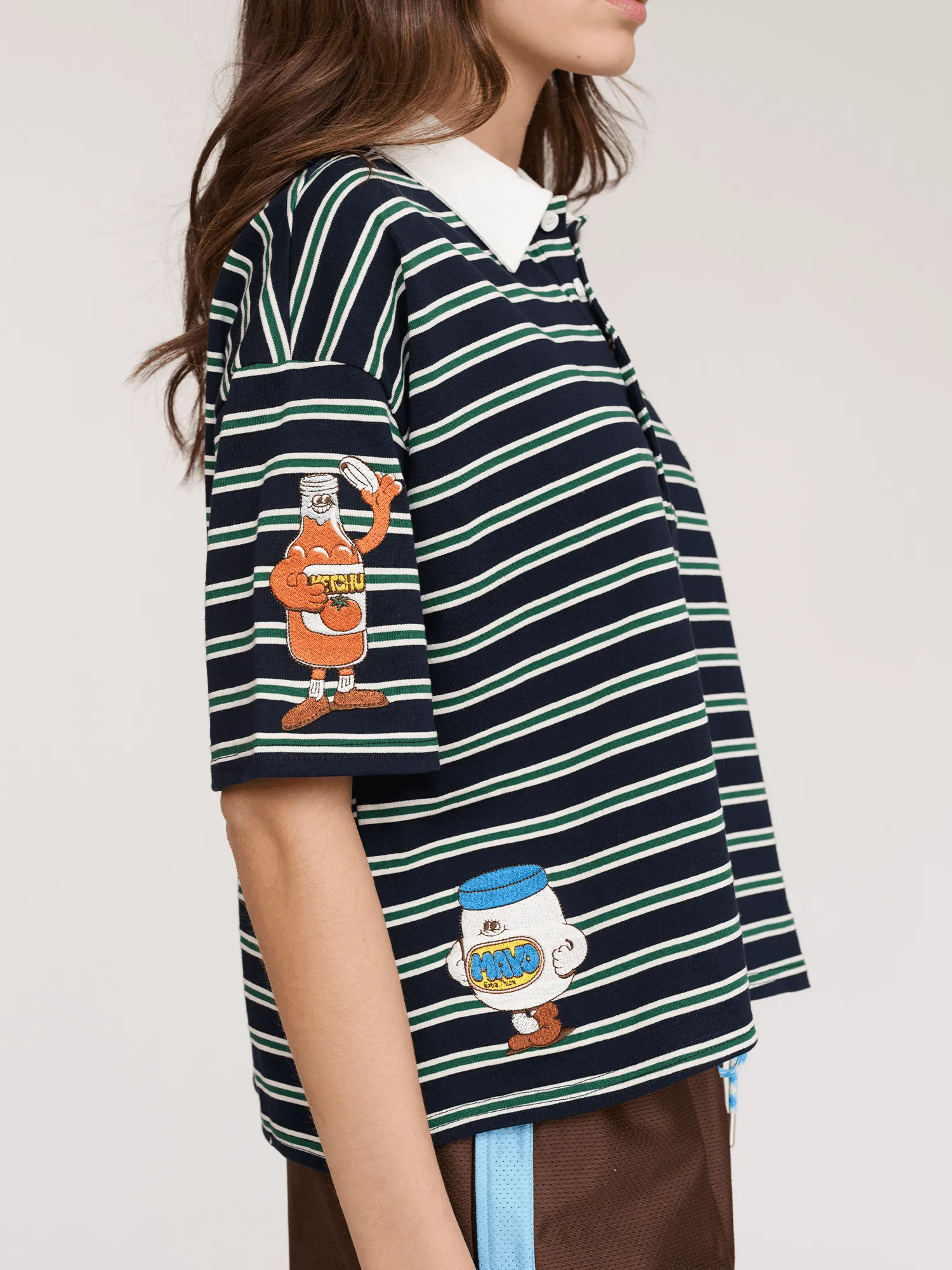 LO x Lauren Martin Snax n Dips Polo sold by Lazy Oaf product image thumbnail 4