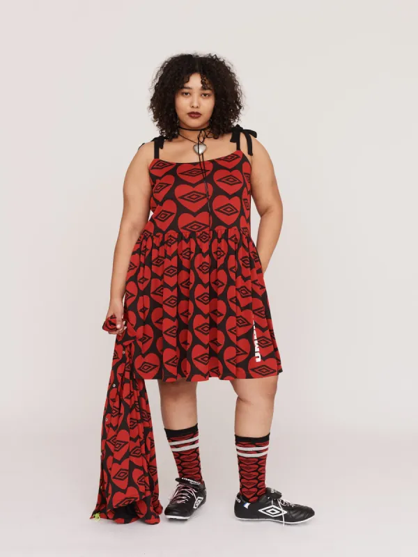 LO X Umbro Tie Shoulder Dress sold by Lazy Oaf
