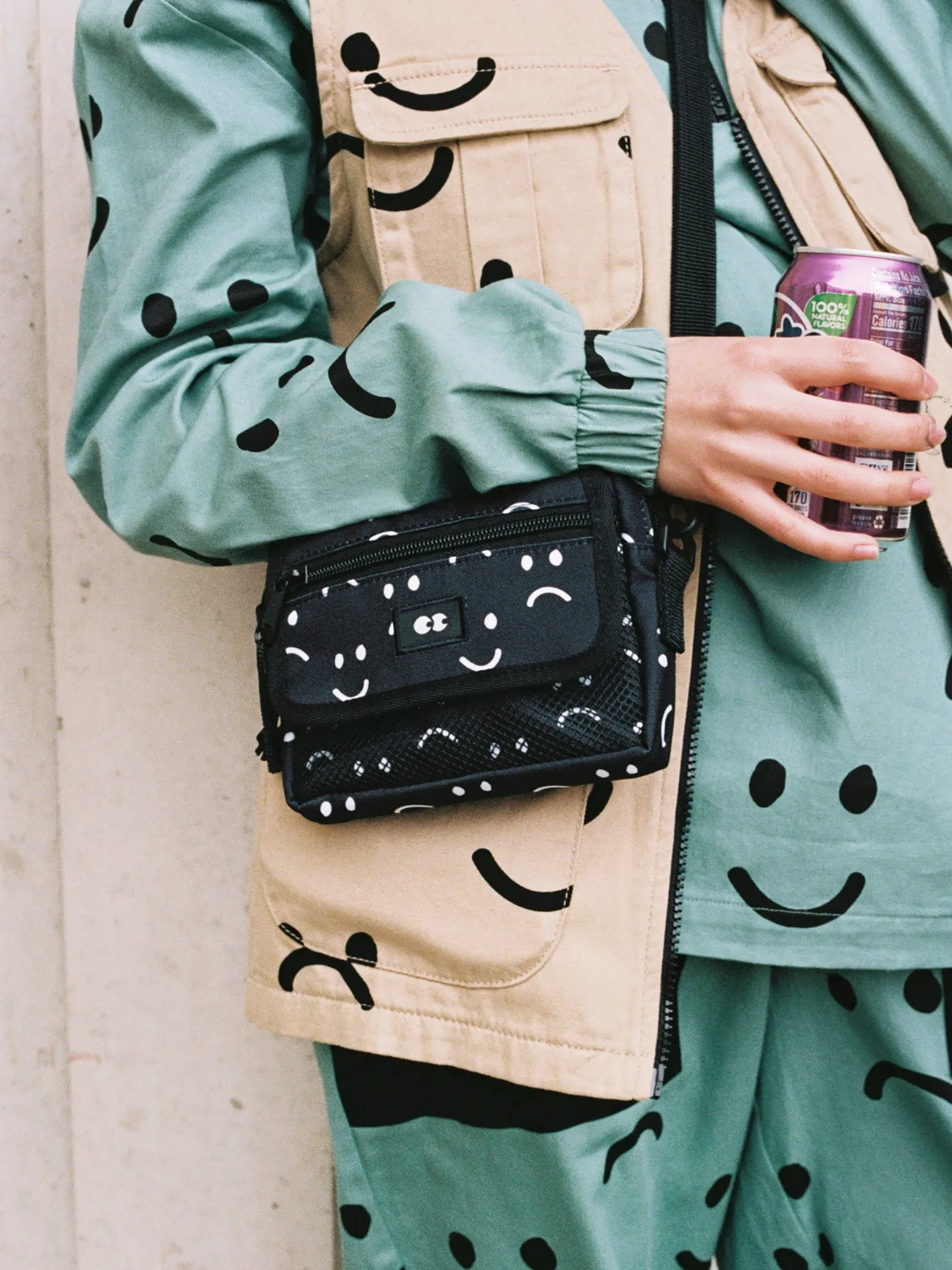 Happy Sad Mini Bag sold by Lazy Oaf product image thumbnail 2