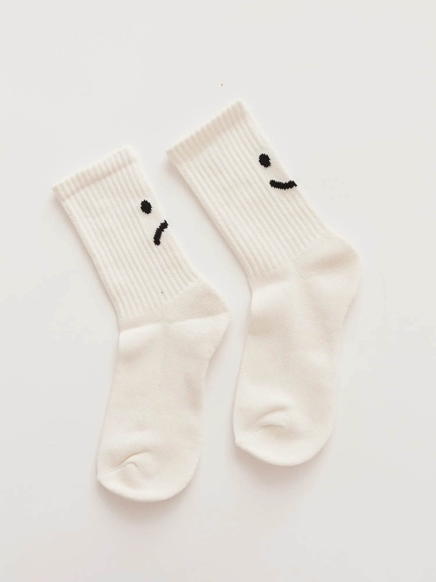 Happy Sad White Sock Multipack sold by Lazy Oaf product image thumbnail 2
